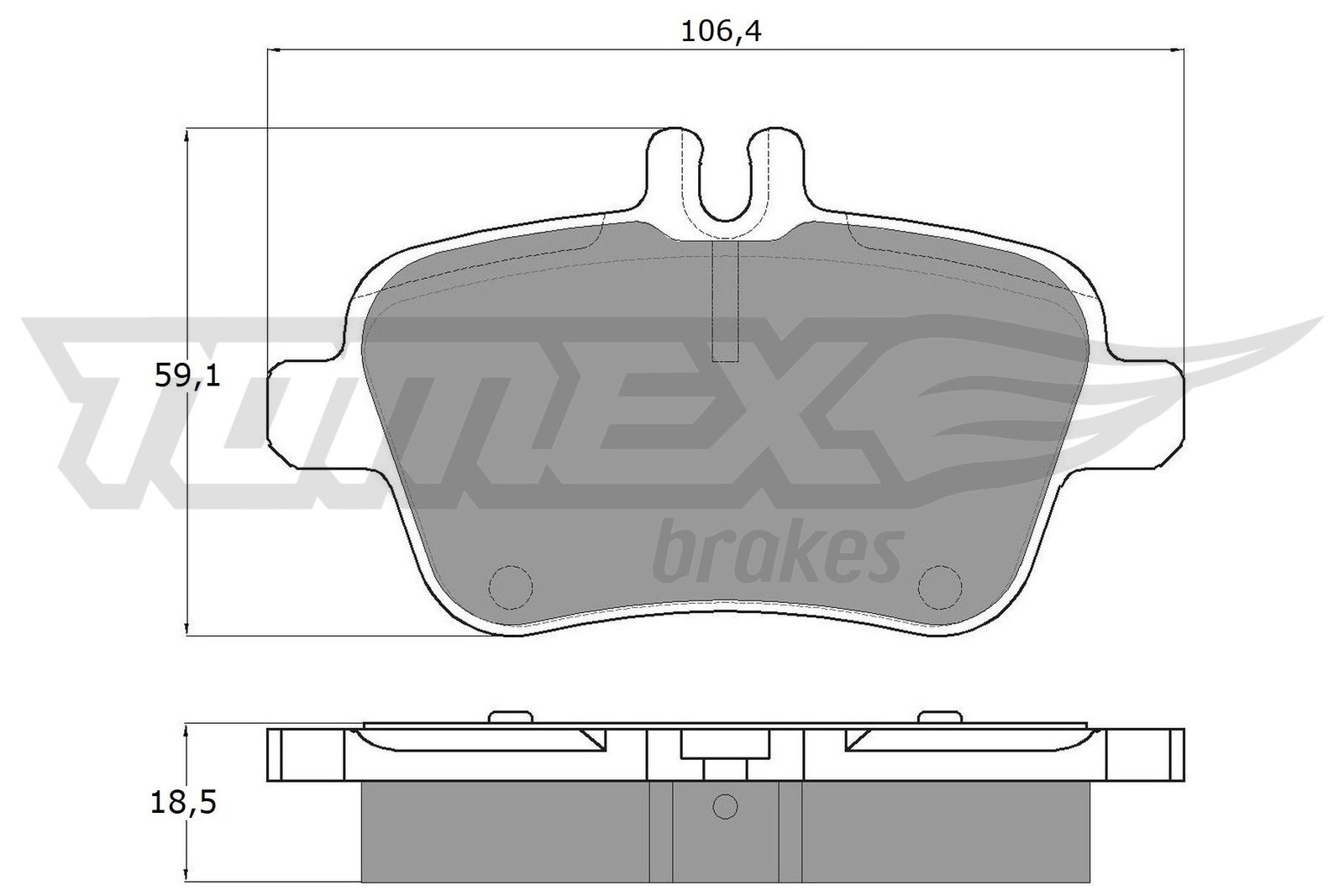 TOMEX Brakes TX 18-08 Sada...